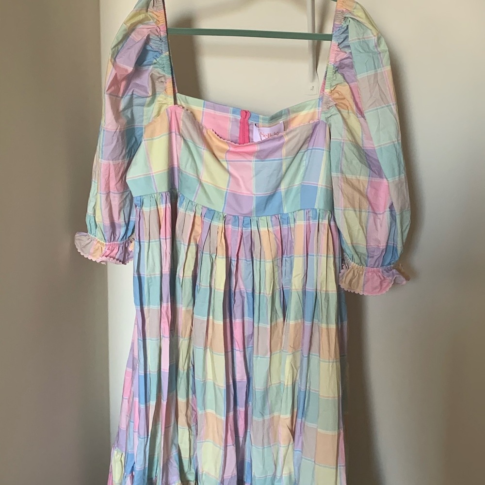 Selkie Pub Garden French Puff Dress (2X)
